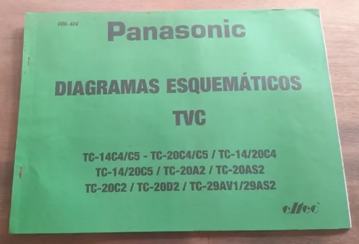 Livro Diagramas Esquemáticos TVC Panasonic - cód. 424