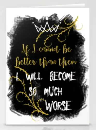 Cartão Become Worse O Príncipe Cruel/The Cruel Prince Holly Black