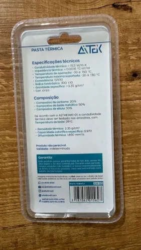 Pasta Térmica 5G Cinza Atek