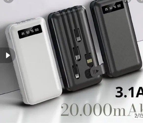 Carregador portátil 20000 mAh