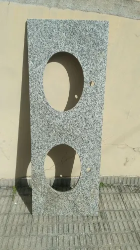 Pedra de mármore cinza 1.50 comprimento por 55cm de largura 