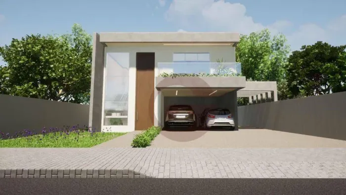 Sobrado (Em Construção) com 4 suítes à venda, 222 m² por R$ 1.950.000 - Projeto Piu Bella 