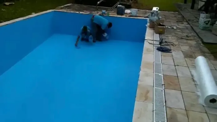 Revestimento piscina ou tanque em fibra 