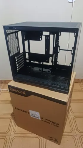 Gabinete Gamer Redragon Wideload Pro - Novo 