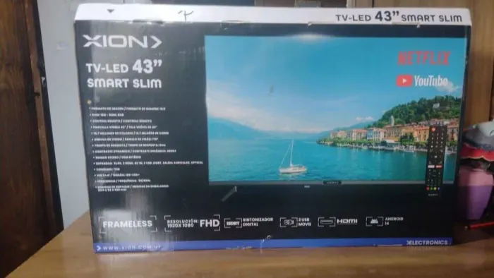 TV SMART XION 43" tela ful HD 43<br> nova Tela Full HD 43" Smart TV com