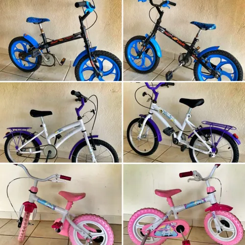 Vendo Bicicleta Infantil Aro 12 e 16
