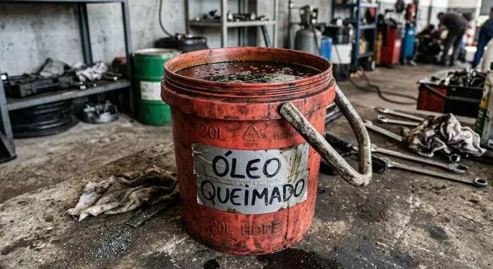 Óleo queimado