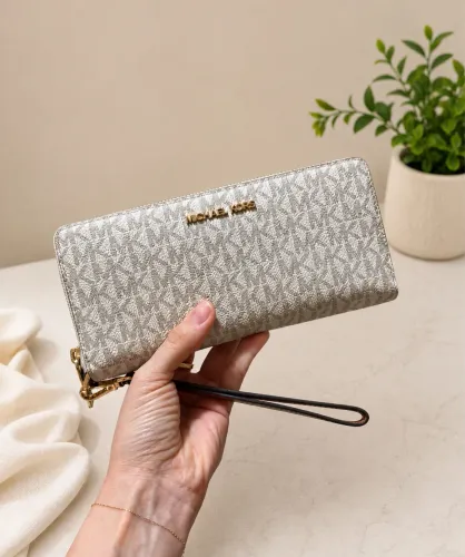 Carteira Michael Kors Jet Ser logo média