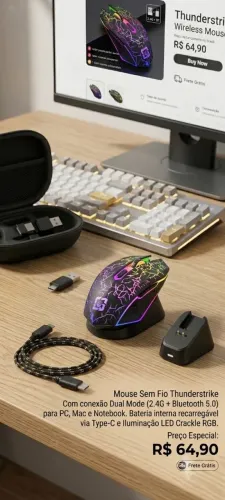MOUSE GAMER COM / SEM FIO!!