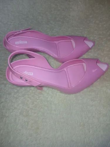 Sandália Melissa Lady Dragon Rosa - Tam 39/40 - usado uma vez
