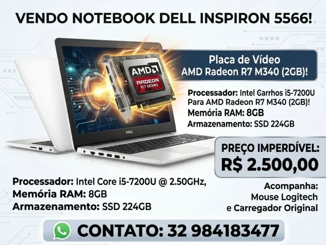 Notebook Dell Inspiron 5566