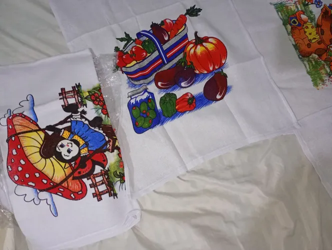 Panos de prato: 1 por R$ 3 | 2 por R$ 5 | 4 por R$ 10. Aproveite a promoção