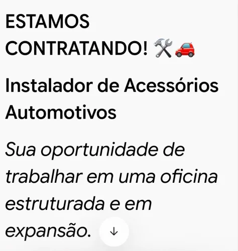 Instalador de acessórios automotivos