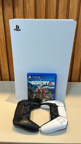 Ps5 (leitor de disco) 2 Controles e 1 jogo