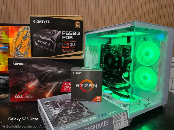 Pc Gamer Ryzen5 oficial Novo