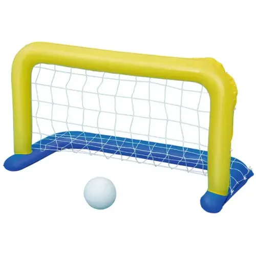 Trave Gol Futebol Inflável 1,42m X 76cm + 1 Bola. P/ Piscina ou Gramado.