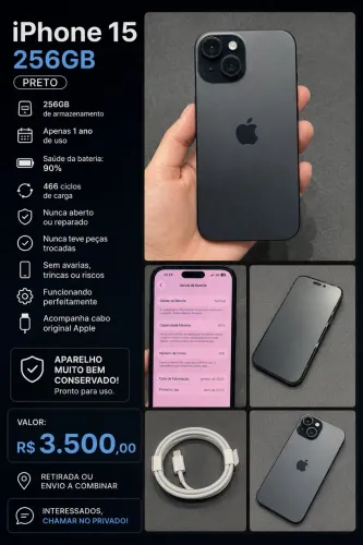 IPhone 15 256gb 