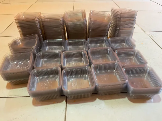 260 unidades de caixinhas por 0,35 cada