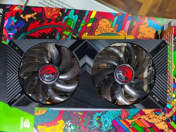 Placa Video PCyes GTX 1660 OC 6gb (Zerada)