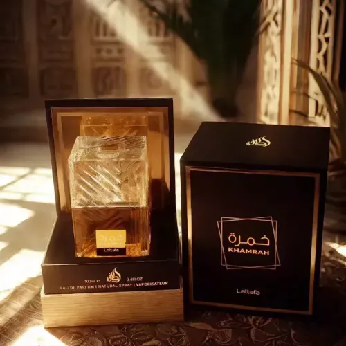 Lattafa Khamrah 100ml Original | Lacrado | Selo de Autenticidade QR Code