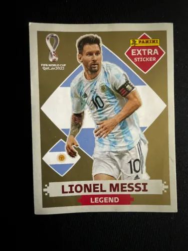 Figurinha Legend Golden 2022 - Lionel Messi
