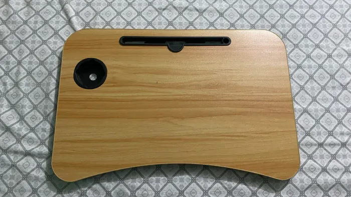 Mesinha de Madeira para cama - Café da Manha e Home Office