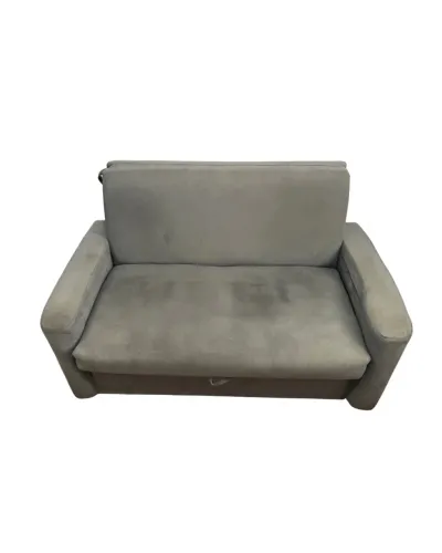 Sofá Cama Com Baú Cinza