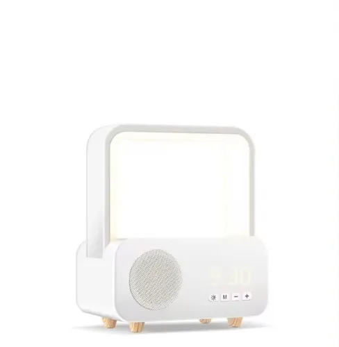 Caixa de som Xiaomi com horas e Led