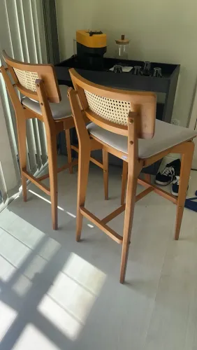 Banqueta banco cadeira alta tokstok ótimo estado.