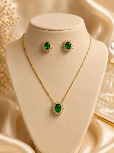 Conjunto Harbor em Ouro 18K