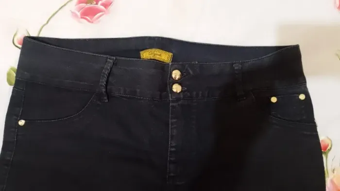 Saia Jeans Preta 52