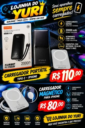 Carregador portátil