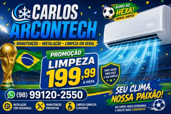 Promoção em limpeza de ar-condicionado 