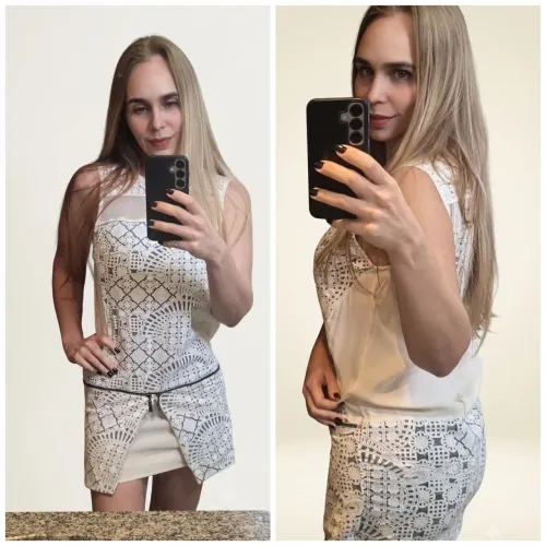 Vestido Triton off white