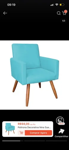 Poltrona azul