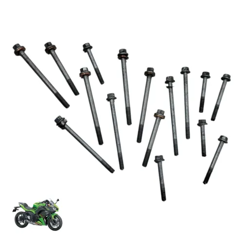 Parafuso Prisioneiro Carcaça Motor Kawasaki Ninja 650 2020  Prata