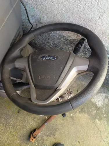 Caixa de direção elétrica do Ford Ka 2019, volante original com airbag original 