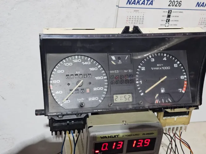 Painel Instrumento Com RPM Golf Mk2 Gol Quadrado CL GL GLS GTI GTS Star Top 220kmh