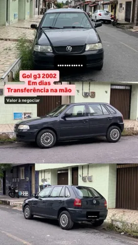 Volkswagen Gol Geração III Power 1.0 MI 16V Gasolina Mec. 4P 2002