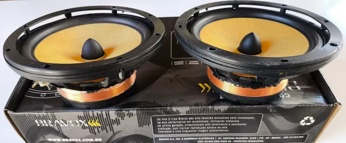 Kit 2 Vias Bravox 6 Polegadas Cs60k 160w Rms