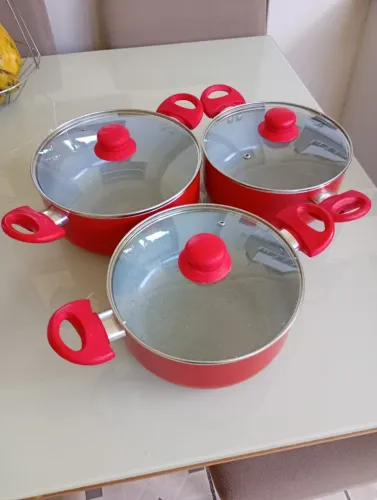 panelas florença revestimento antiaderente cerâmico bom estado