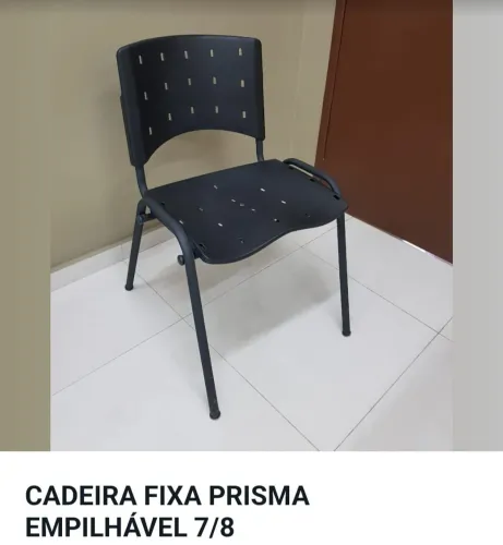 Cadeira empilhavel polipropileno várias cores