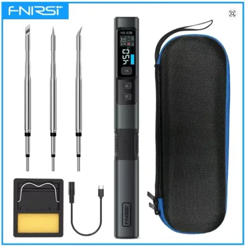 Ferro de solda Portátil Fnirsi HS-02B 100°C - 450°C
