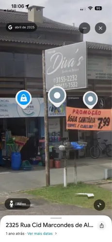 Placa de fachada dupla face grande + estrutura metálica (ideal p/ comércio)
