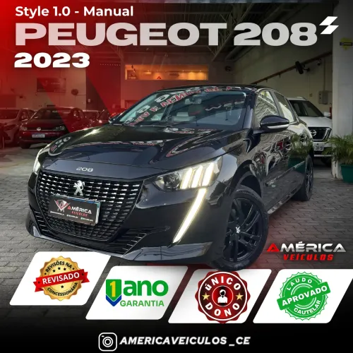 Peugeot 208 Style 1.0 Flex 6V 5P Mec. 2023