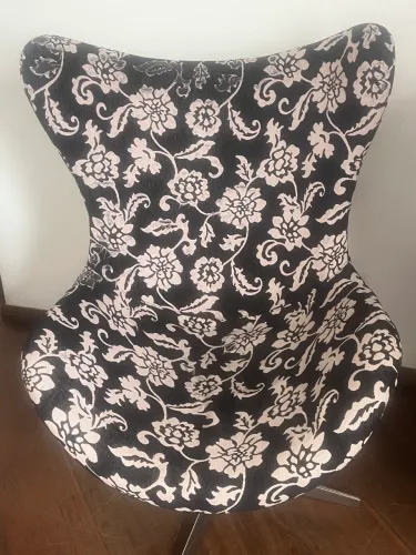 Cadeira Giratória Estampada Floral (um lugar)