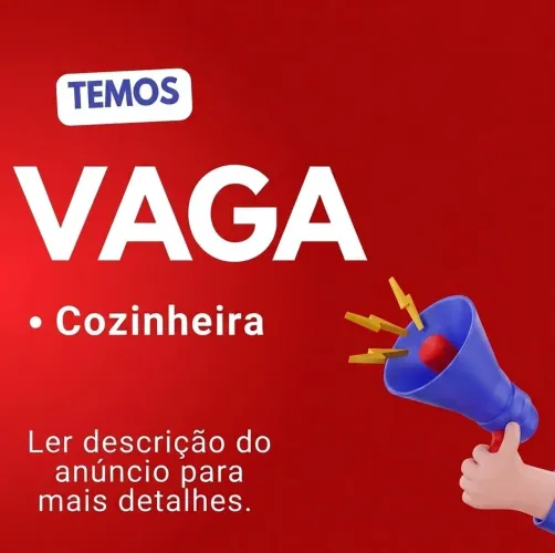 VAGA DE COZINHEIRA NO TUTTS RESTAURANTE