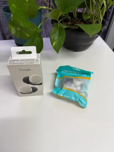 Google Pixel Buds 2 Pro, Porcelain, Case Premium
