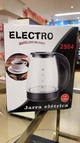 Jarra Chaleira Elétrica Vidro Temperado Electro 220 Volts