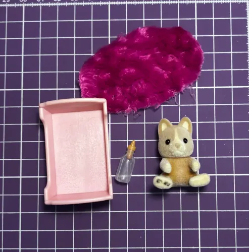 Sylvanian families vintage tailbury bebê